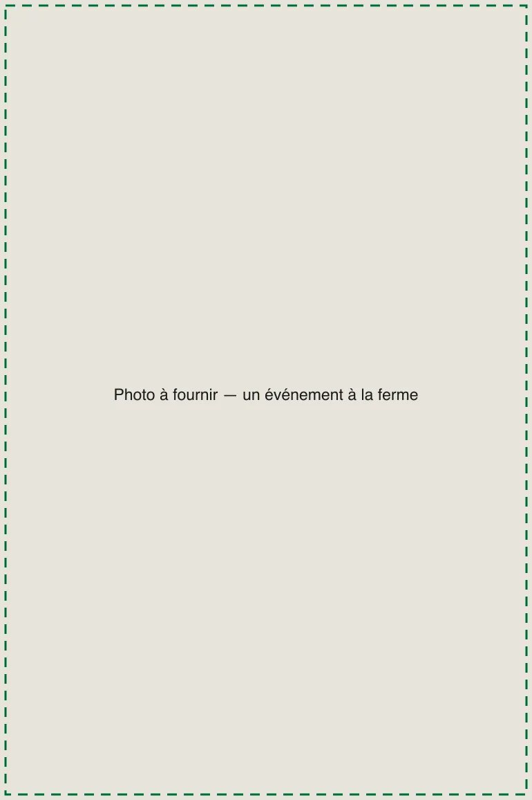 Événements et visites à la ferme